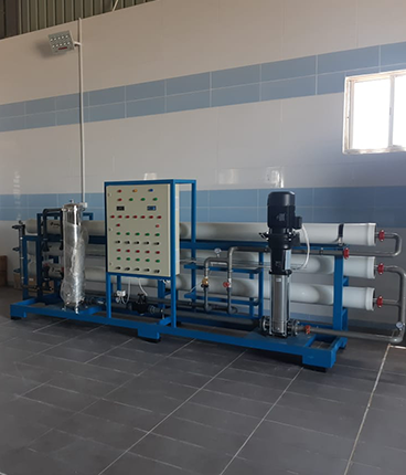 R.O unit with 9m3.h capacity